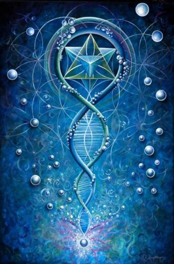 THE HUMAN DNA IS A BIOLOGICAL INTERNET DNA-Merkaba